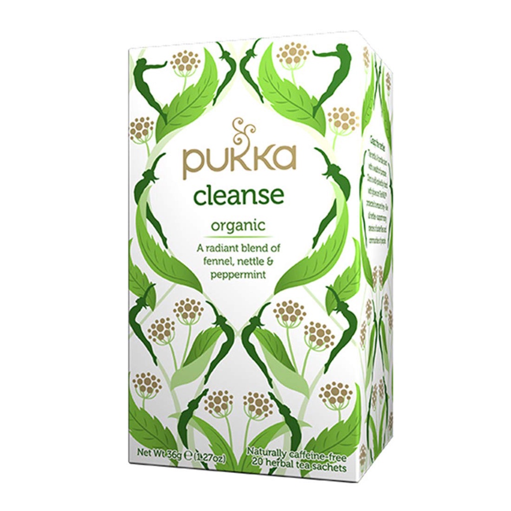 

Teh Pukka Cleanse Organic A Radiant Blend of Fennel Peppermint 20x1.8Gram