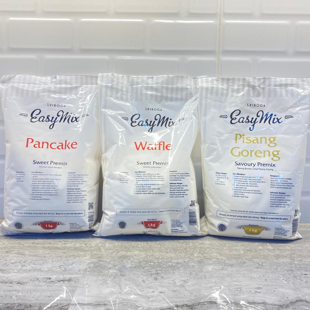

1KG TEPUNG EASYMIX PISANG GORENG / TEPUNG WAFFLE / TEPUNG PANCAKE / PISANG GORENG CRISPY LEBIH LAMA