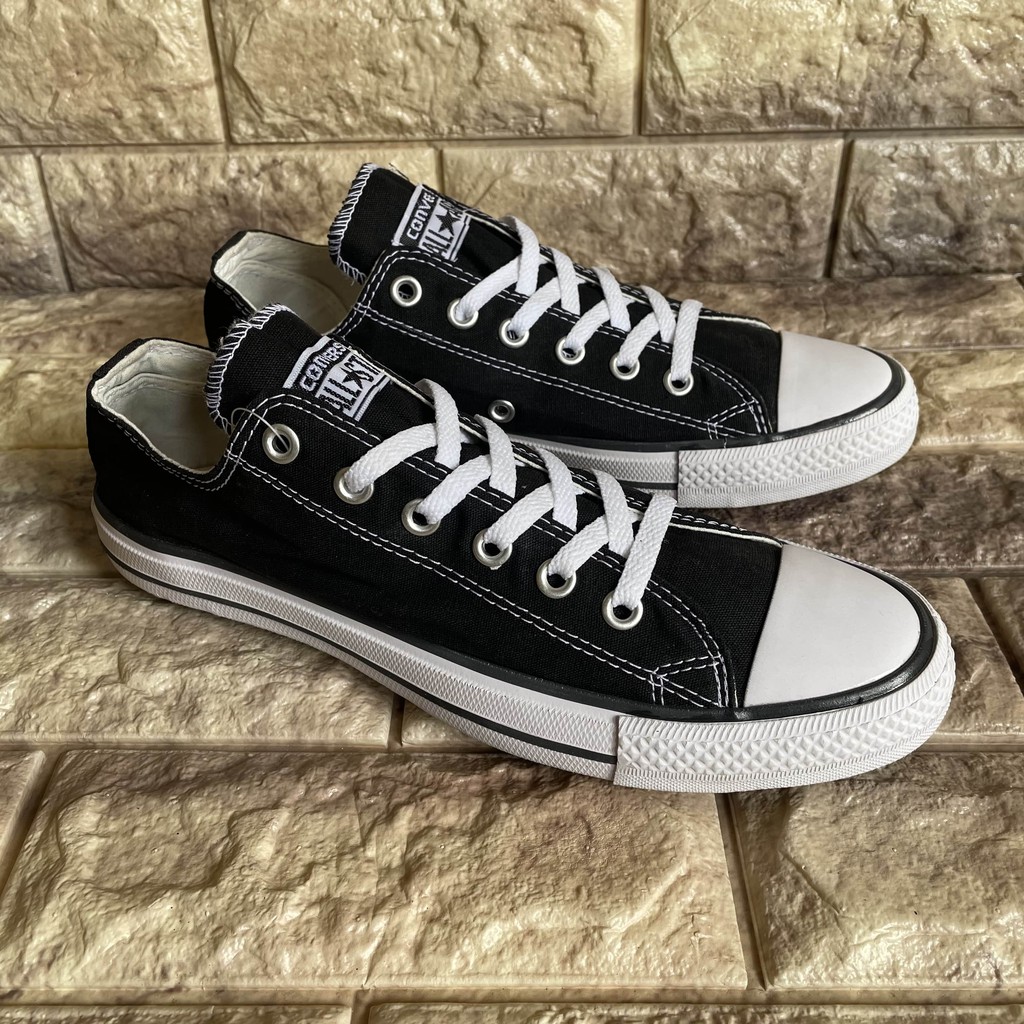 Sepatu Converse allstar sneakers classic sepatu sekolah kuliah pria wanita warna original hitam