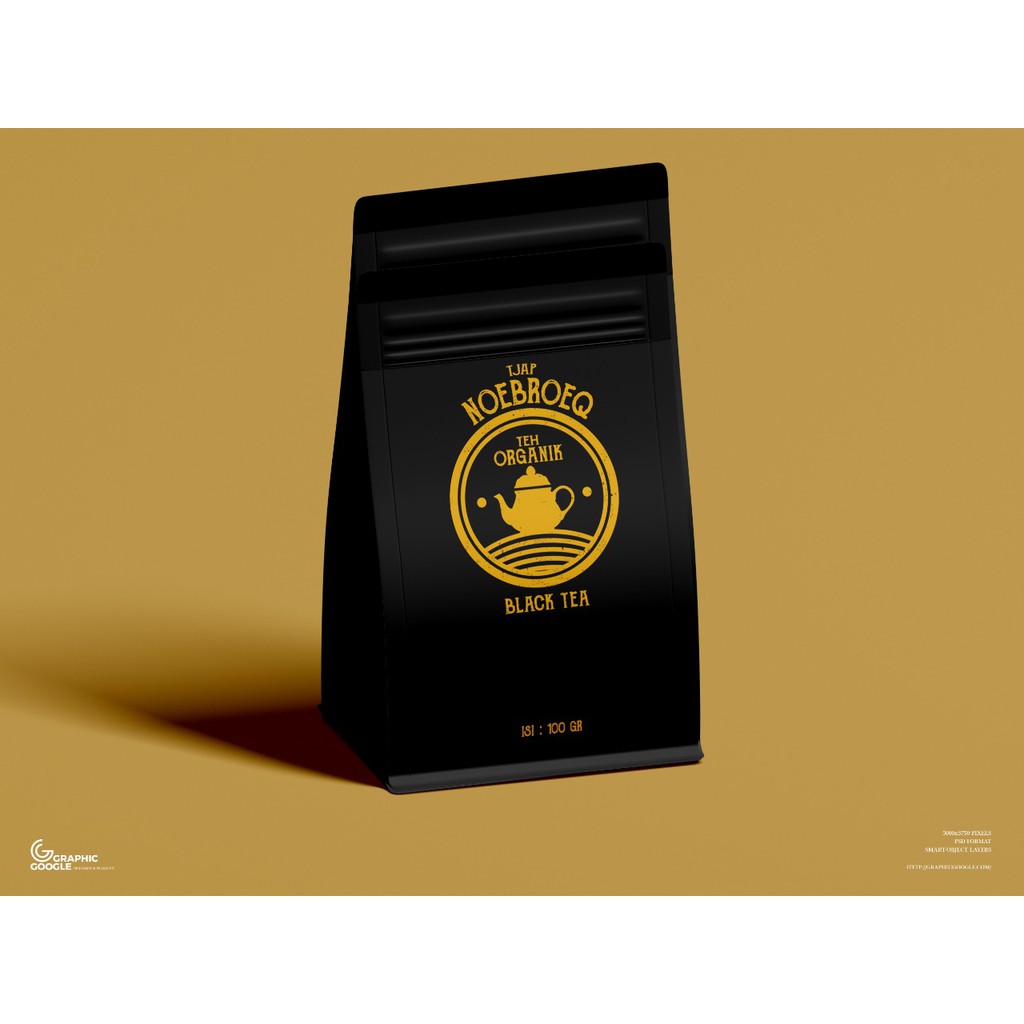 

Organic Black Tea - Teh Hitam Organik Tjap Noebroeq 100gr