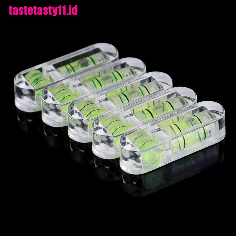 2pcs bubble spirit level mini Bentuk T Bahan Akrilik