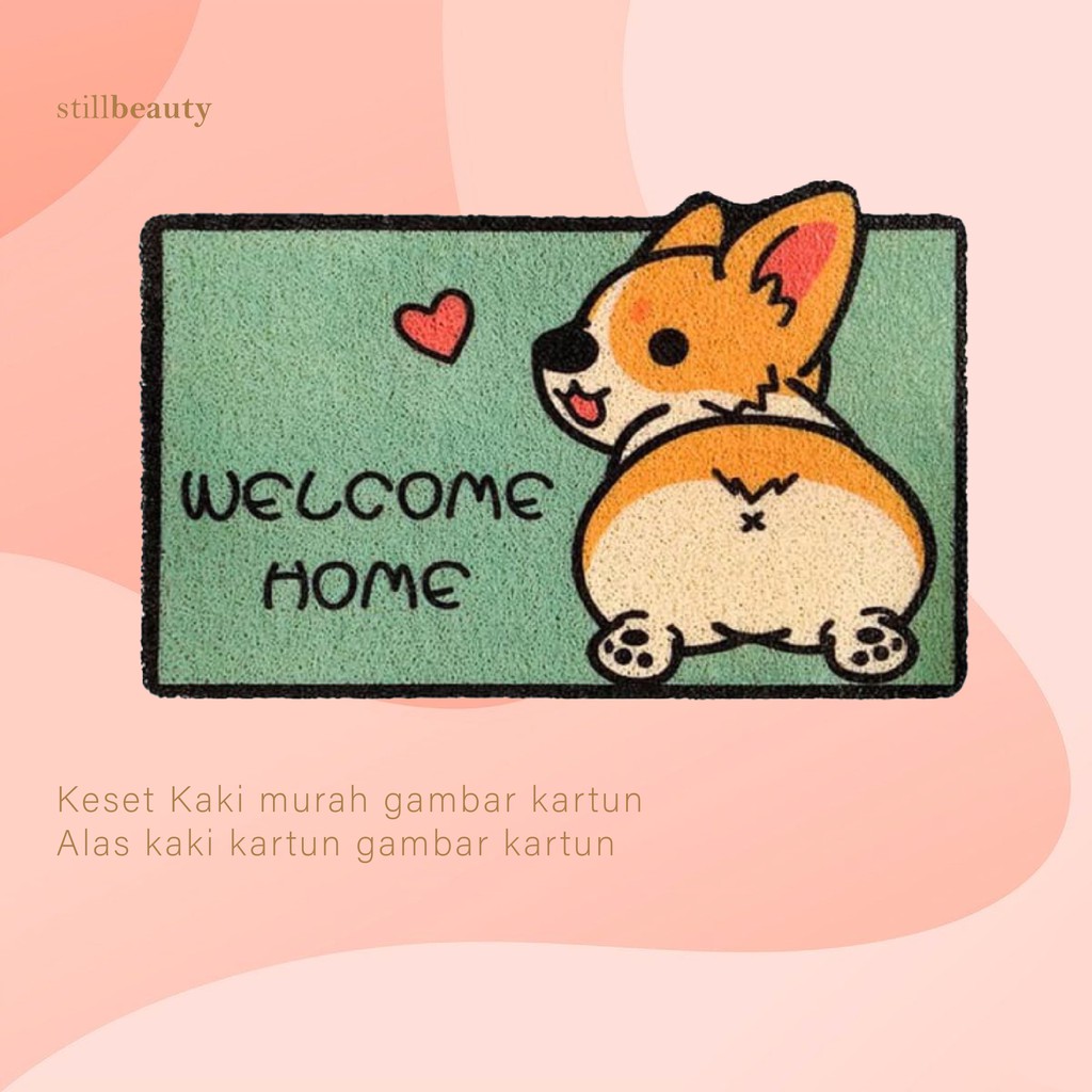 Keset Kaki murah gambar kartun / Alas kaki kartun gambar kartun