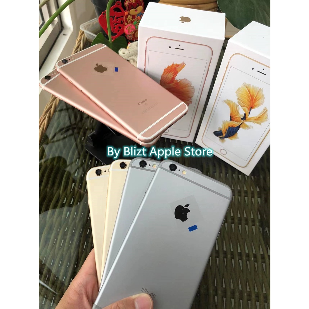 iPhone 6S Plus 32GB Fullset  All Sim Silent Ori Ex inter Second Mulus100% Like New  3utools All Green(Garansi 1 Bulan)