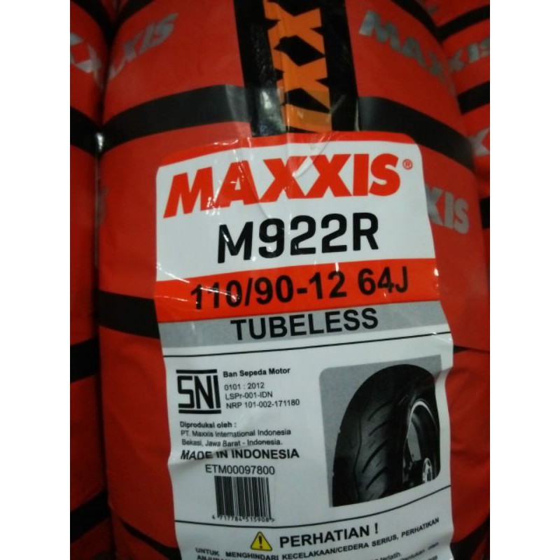 ban luar maxxis belakang scoopy ring 12 freego m922r tubles 11090 12