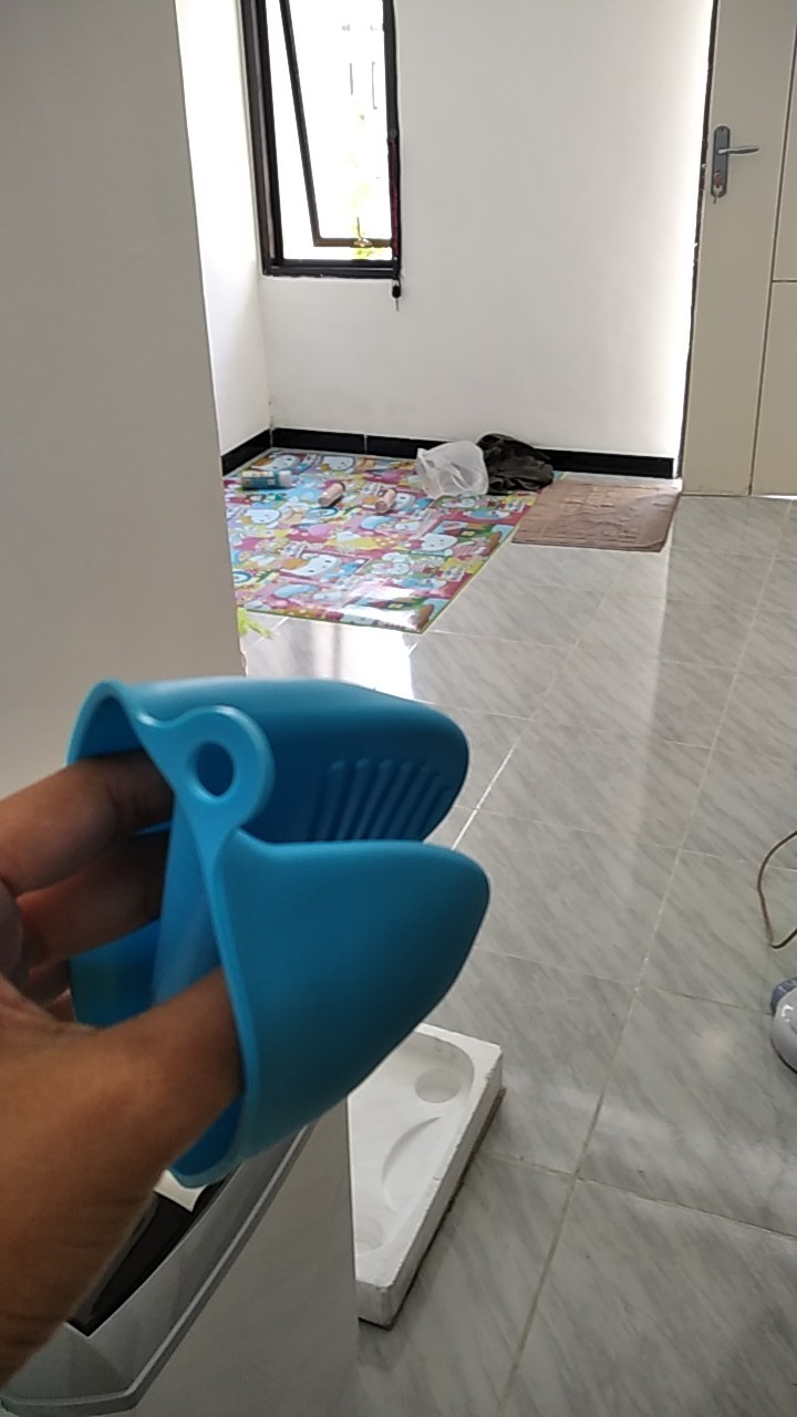 Sarung Tangan Anti Panas Pegangan Panci Alat Pemegang Wajan Silikon