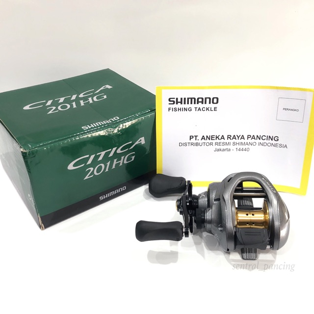 Reel BC Shimano Citica 201 HG ( Garansi Resmi )