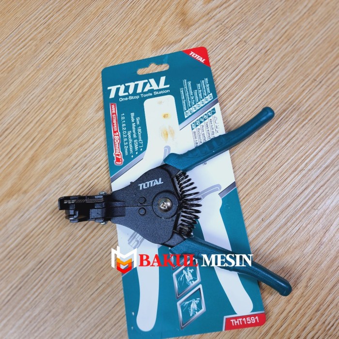 TANG KUPAS KABEL 180MM Wire Stripper TOTAL THT1591
