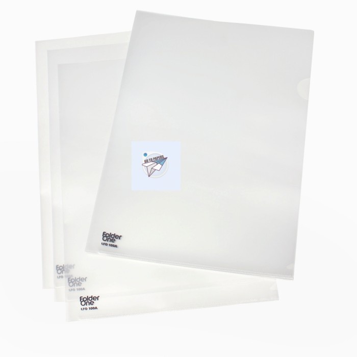 

Folder One Map L / Map Bening A4 Warna - Lusin