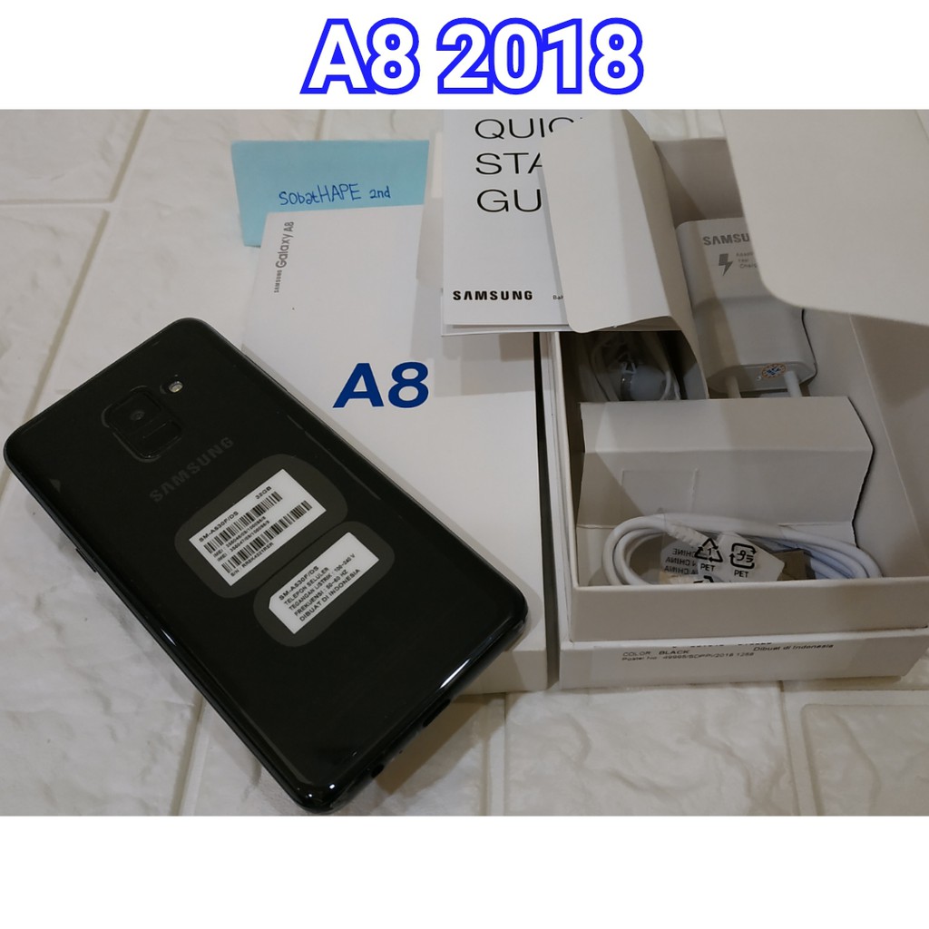 HP Samsung Galaxy A8 2018 4/32gb Resmi SEIN - HP Second Bekas