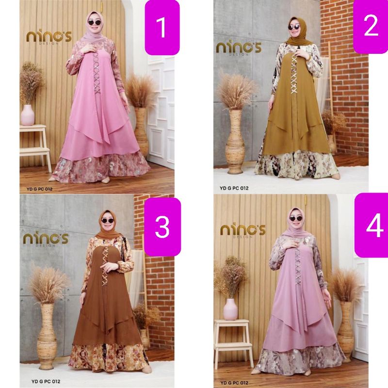 GAMIS WANITA TERBARU YD G PC 012 NEW COLLECTION BY NINOS.DESIGN