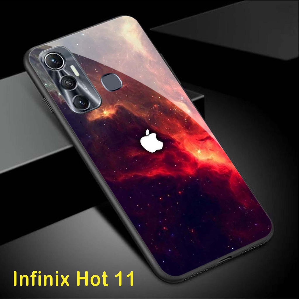 [N01] Softcase Glass Kaca Infinix Hot 11 - Case Hp Infinix Hot 11 - Casing Hp Infinix Hot 11