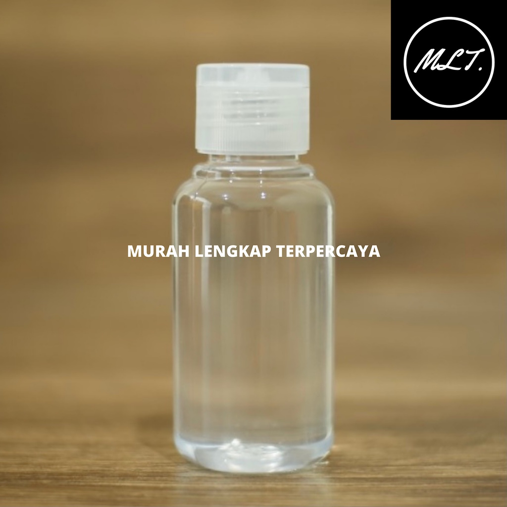 BOTOL 60ML FLIPTOP TUBULAR NATURAL