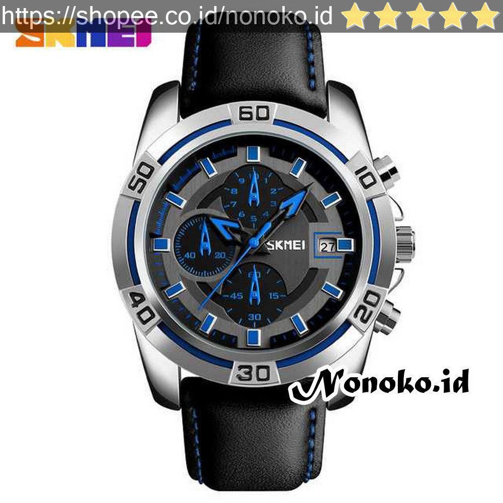 berkualitas Jam Tangan Analog Pria SKMEI  - 9156 Biru