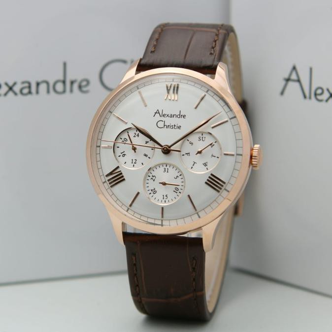 Original Jam Tangan Pria / Cowok Alexandre Christie 6568 Ac 6568 - Full Black Tokobaruandry74