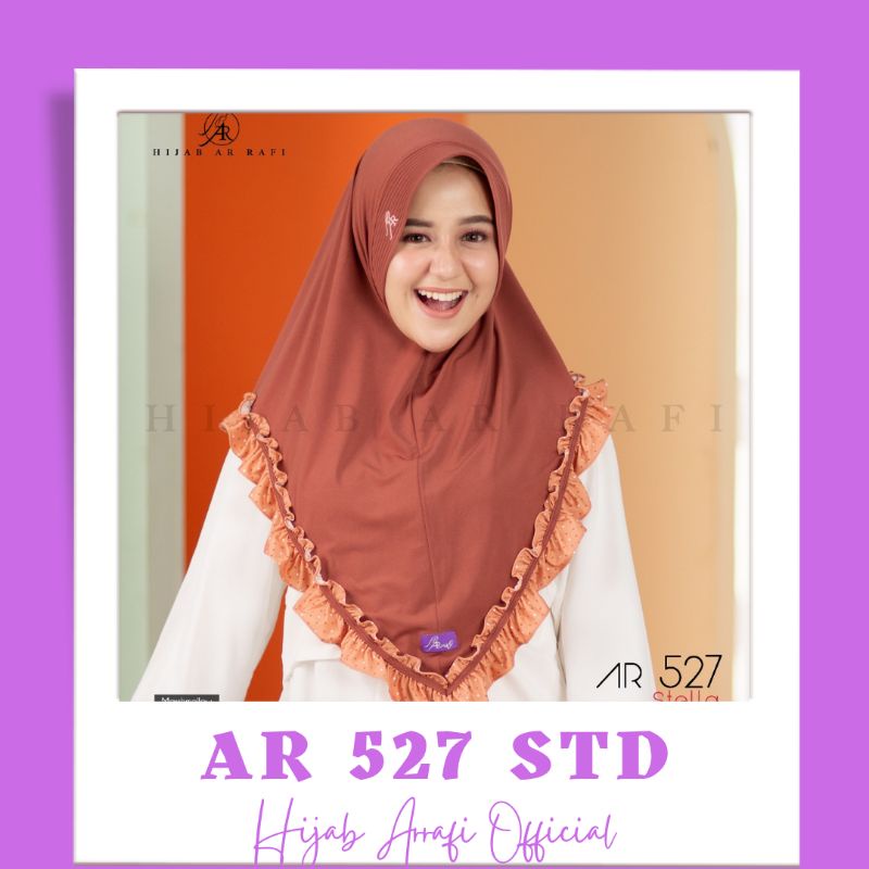 Arrafi hijab jilbab kerudung bergo instan Arrafi terbaru AR 527 krudung instant cantik arafi ORI