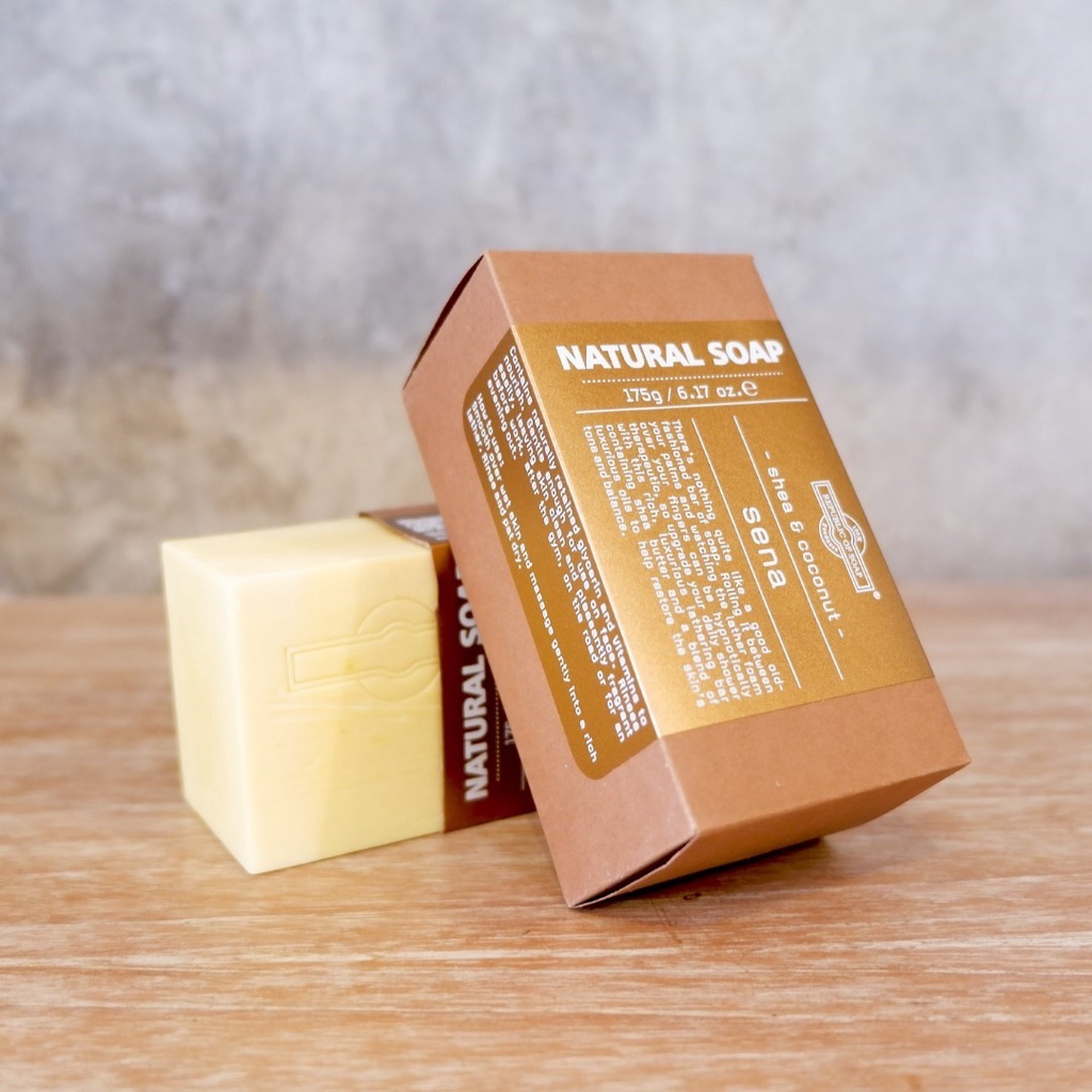 Handmade Natural Soap 175gr - SENA - w/ Shea Butter, Coconut & Canola
