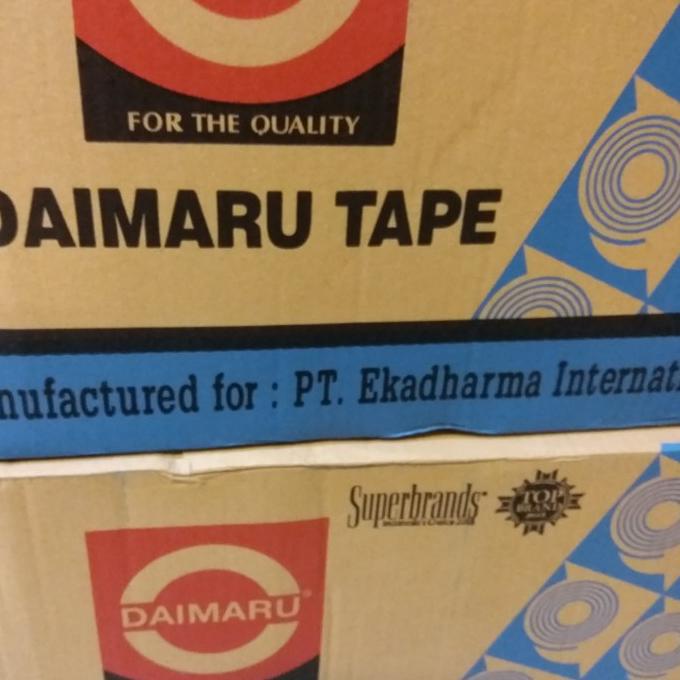 

LAKBAN DAIMARU 2" (48mm x 90yard) 1DUS 72ROLL selotif/isolasi/ solatif