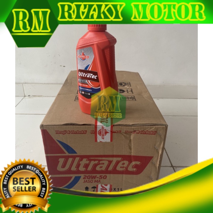 9 DUS ULTRATEC 1L ISI 24 FEDERAL OIL OLI MOTOR 20W 50 API SJ JASO MA Sale RM1333