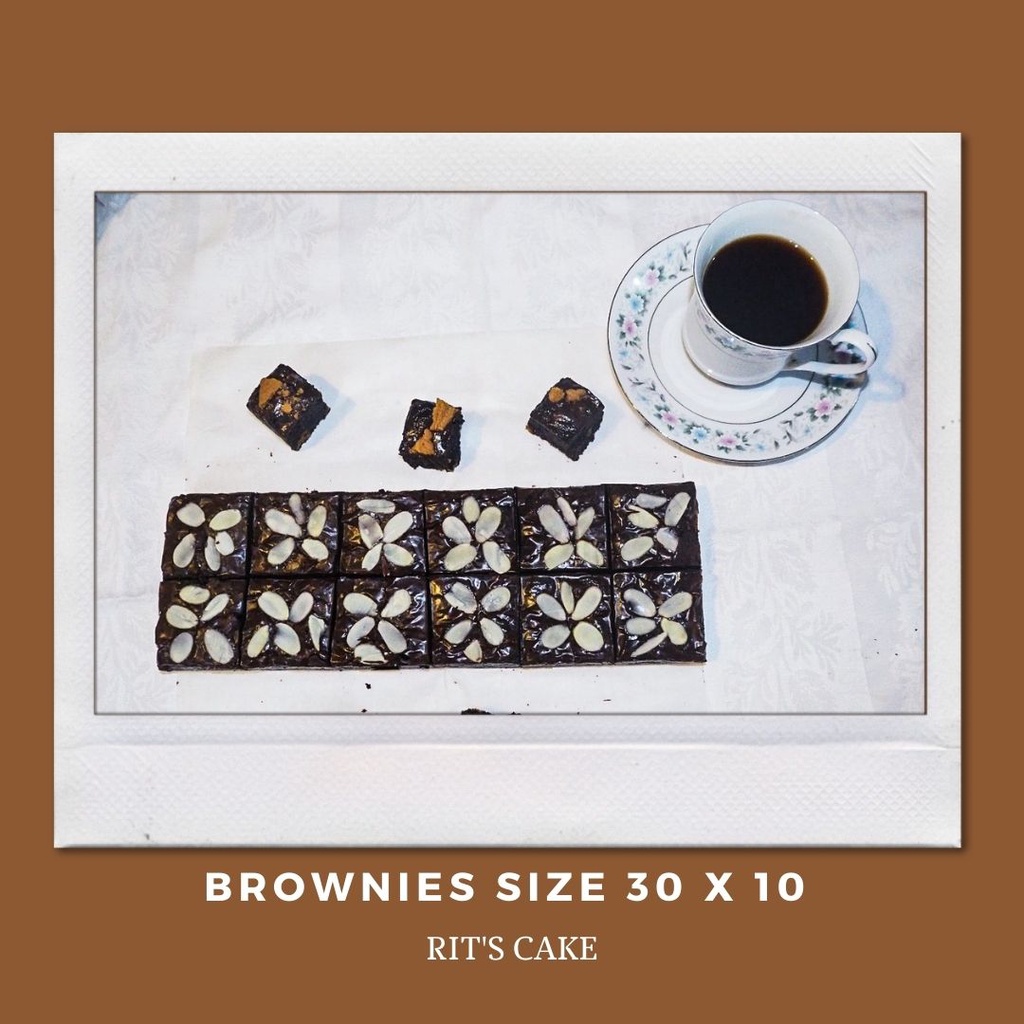 

Brownies Size 30cm x 10cm