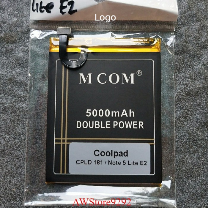 Mcom Battery Batre Baterai Double Power Mcom Coolpad Note 5 Lite E2 CPLD-181 CPLD181 CPLD 181