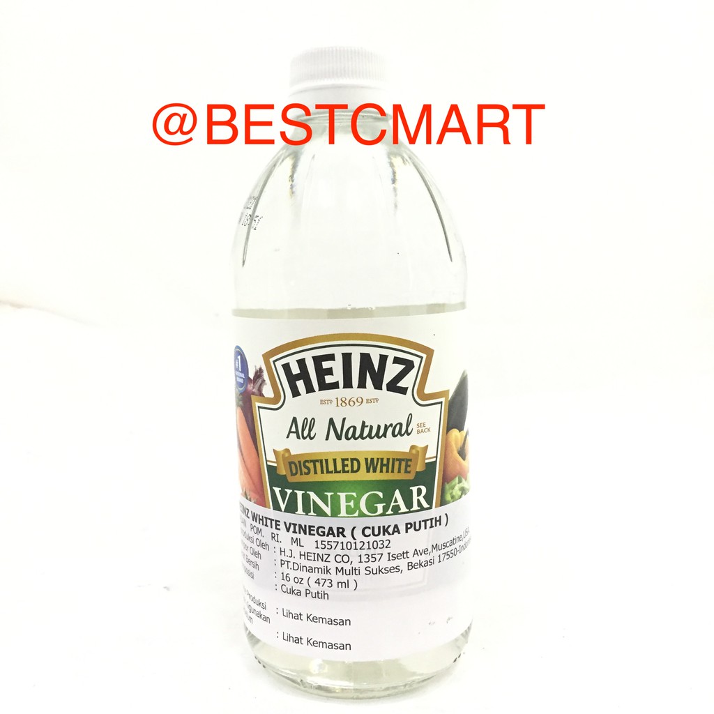 

HEINZ DISTILLED WHITE VINEGAR / CUKA PUTIH 473ML