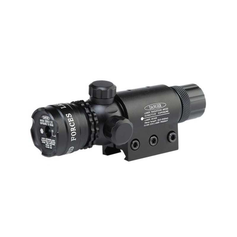 Tactical Green Dot Laser Gun Scope Mount+Baterai+Charger / Laser Leser Scope Teleskop Hijau Senapan Angin Siang Malam Tembak Berburu Titik Pcp Uklik Green Warna Nyala Hijau Jarak Jauh 20 Km Premium Besar Cas Charger Tactical Green Asli Lengkap Panas Murah