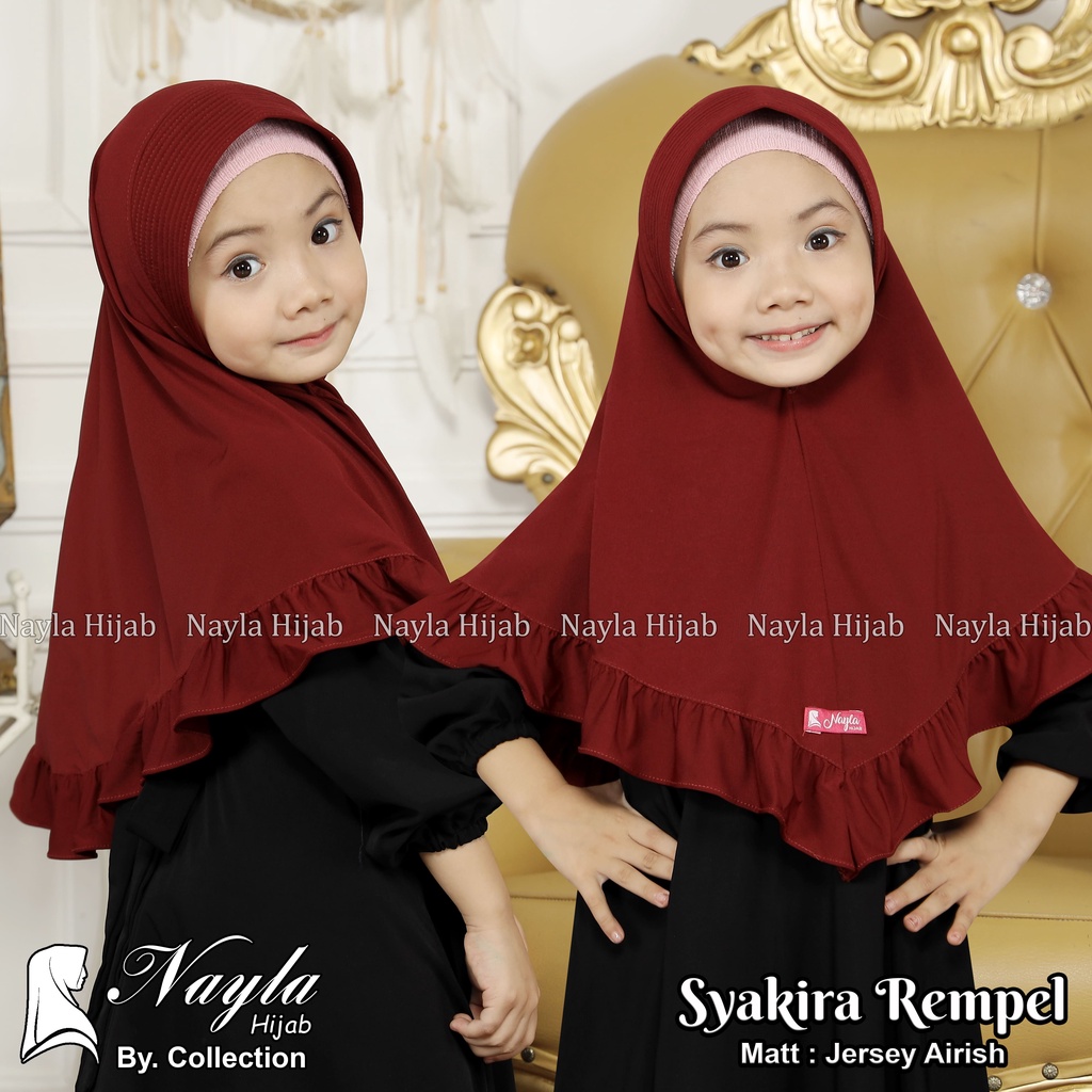 Kerudung Instan Anak Syakhira Rempel By Nayla Hijab Jilbab Anak Jersey Airis Termurah Nayla Hijab