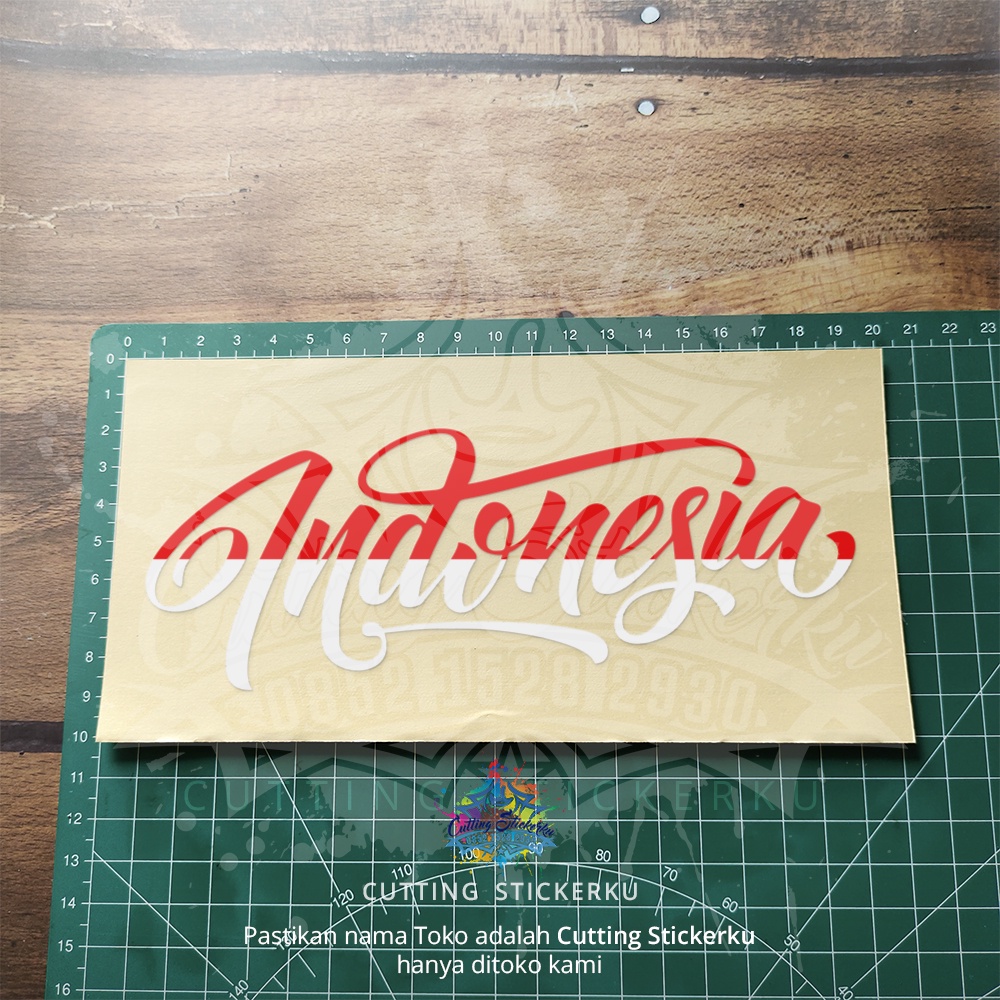 Cutting Stiker Indonesia Tipografi Variasi Motor Mobil Sticker Timbul Keren Nyala Dasbor Spakbor Visor Body Kaca Helm Laptop Hologram Reflective Tahan Air Bodi Samping Nama Jepang Scoopy Vario Beat NMAX PCX Vespa Aesthetic Pickup Anime Windshield