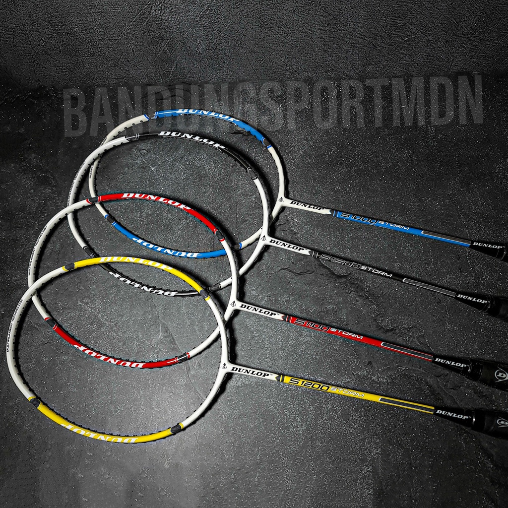Raket Badminton Dunlop  Black Storm S 1000/1100/1200/1500 S1000 S1100 S1200 S1500 (26lbs) Blackstorm
