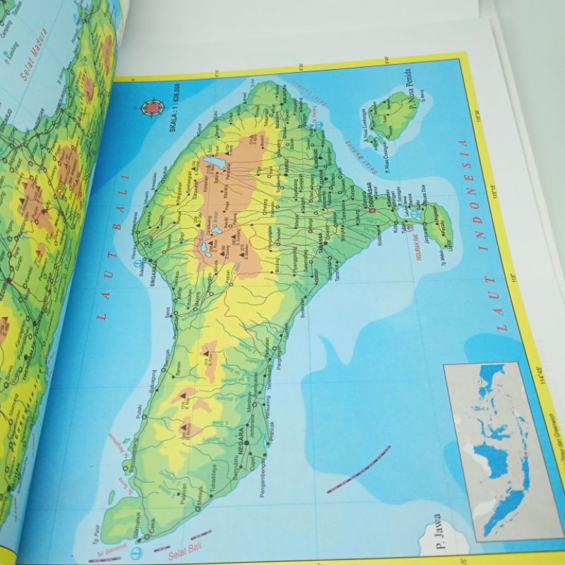 buku atlas besar indonesia dan dunia edisi 38privinsi A4(24×32cm)