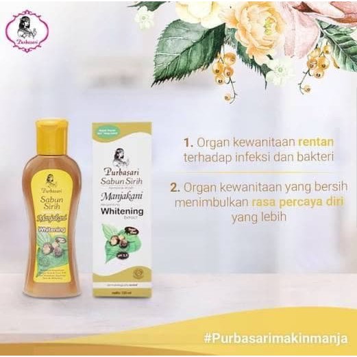 Purbasari Sabun Sirih Manjakani with Whitening Extract - 125ml