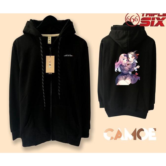 Jaket Hoodie zipper Anime Kaguya sama love is war chika fujiwara