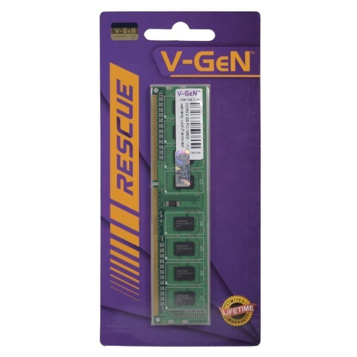 Ram PC VGeN Ddr3 4GB 8GB PC12800 1600Mhz V-GeN Longdimm Rescue ddr3L