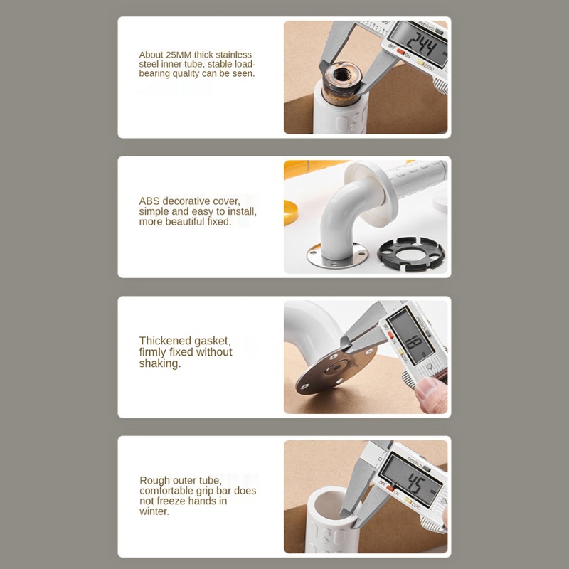 Gro Gagang Kamar Mandi Anti slip Untuk Orang Tua