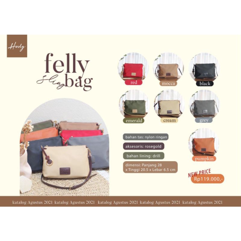 Felly Bag Tas Remaja Terkini Tas selempang Simple Terbaru Branded Tas Remaja Wanita Kekinian Tas Sel