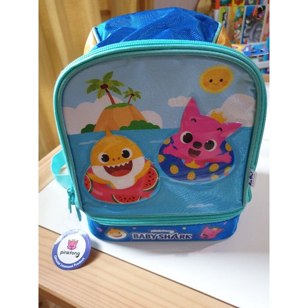 Tas Bekal Lunch Bag Tas Lucu Anak Diaper Bag Baby Shark Pinkfong Original