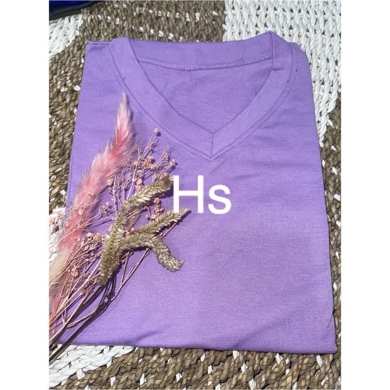 VNECK JUMBO XL REALPICT /VNECK XL/ATASAN BASIC JUMBO XL/KAOS POLOS V JUMBO-Lavender