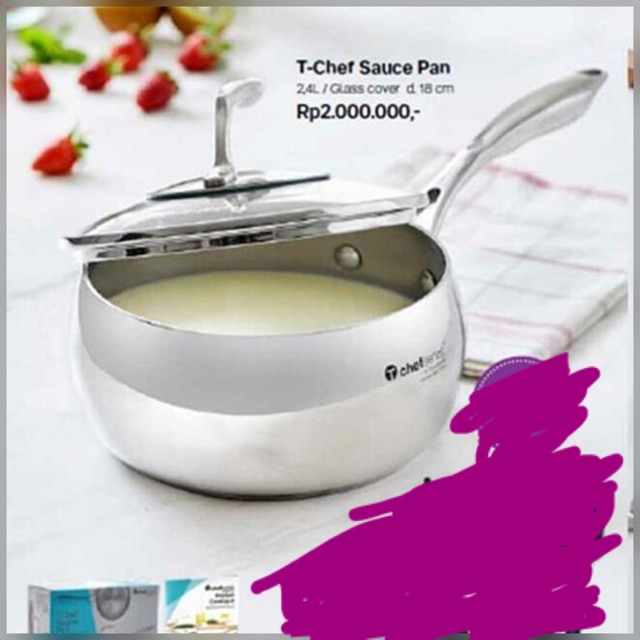 Tchef sauce pan 2,4 L ori dr tUpperware