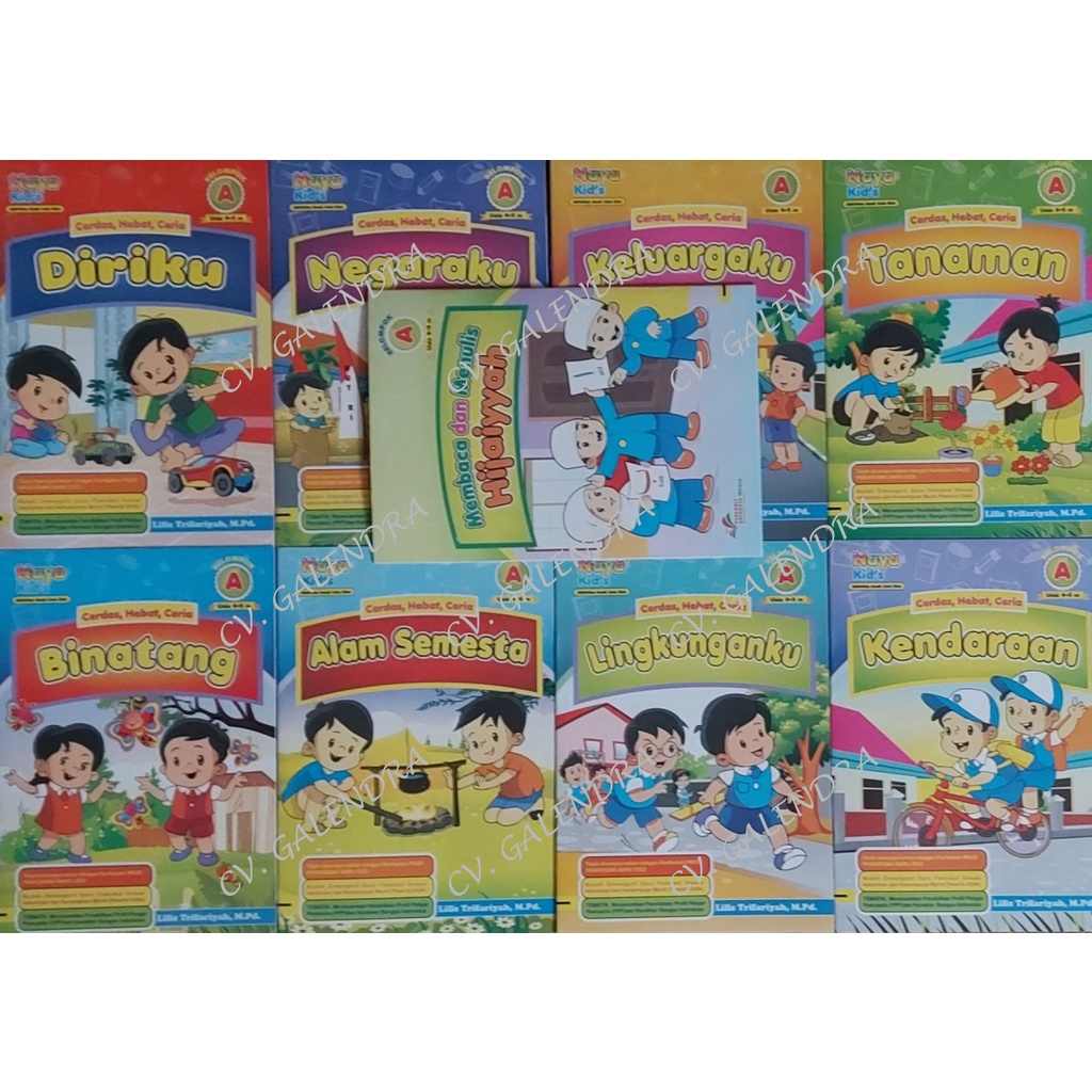 Buku Paket Tematik PAUD / TK A Naya Kid’s (Semester 1 & 2)