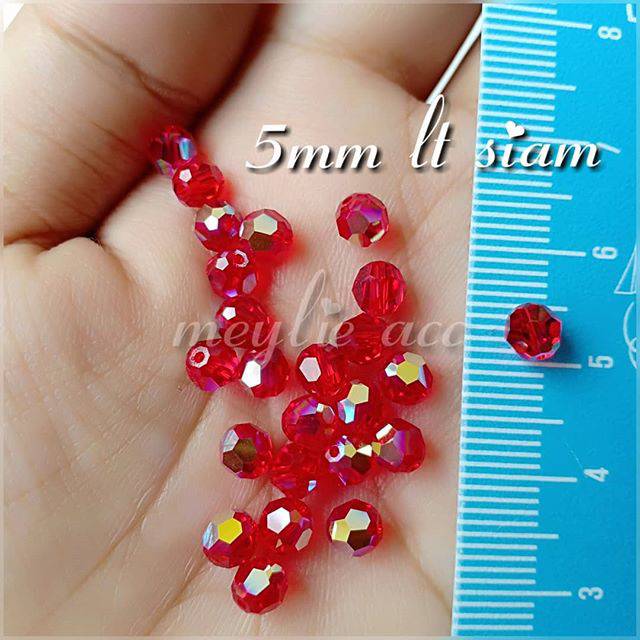 Kristal swarovski lampion 5mm(perbutir)