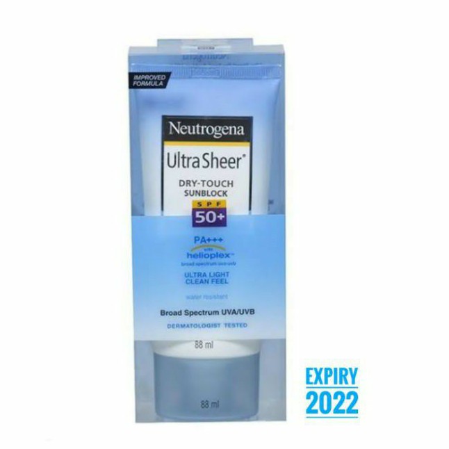 Bpom Neutrogena Ultra Sheer Dry Touch Sunscreen Spf 50 88ml Shopee Indonesia