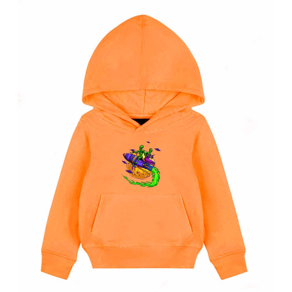 Hoodie Anak Alien Sweet Sweater Pakaian Fleece M - XL