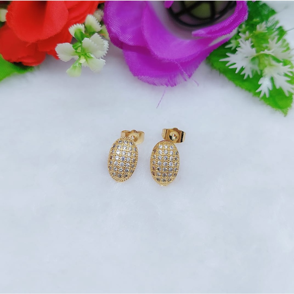 Anting xuping permata lapis emas perhiasan fashion 0476-0479