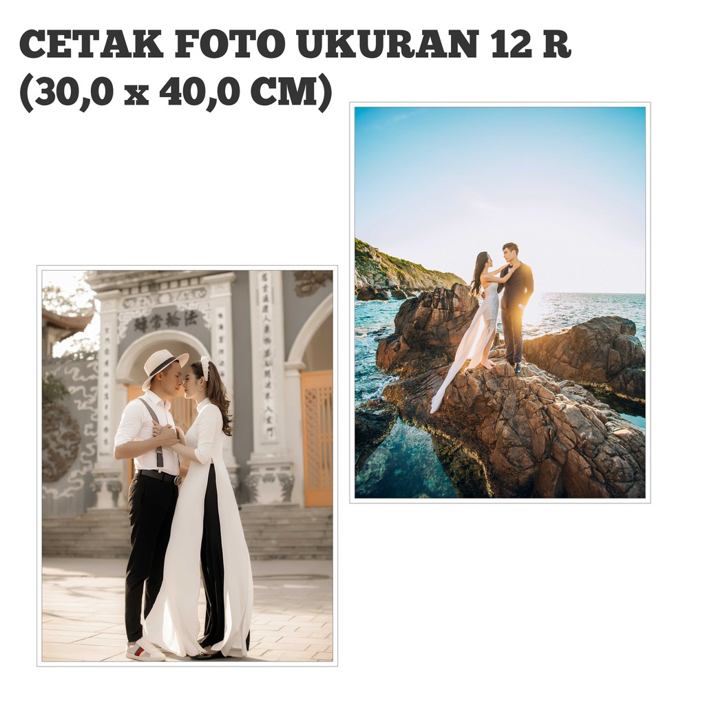 Jual CETAK FOTO UKURAN 12 R (30,0 x 40,0 CM) | Shopee Indonesia