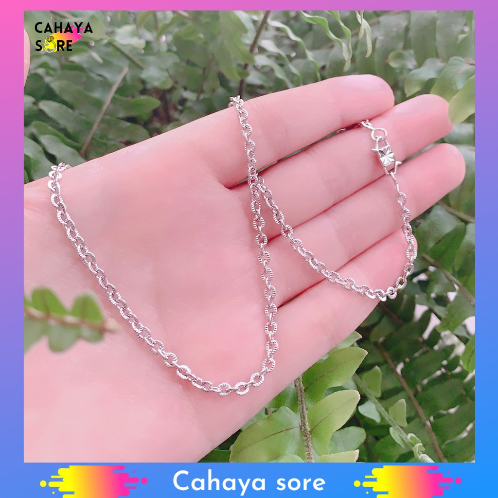 Kalung Xuping Silver Kalung Dewasa Model Nori / Nuri KD12