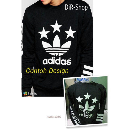 Sweater ADIDAS Keren/Fashion Pria Trend/Baju Hangat/Pakaian Jaket Kaos