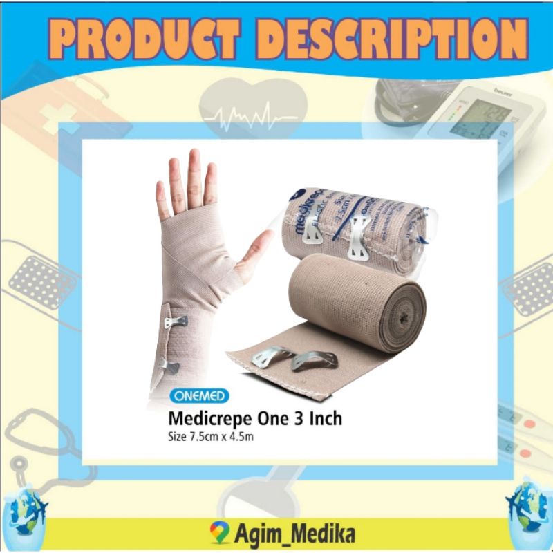 Medicrepe Bandage Elastis Perban Onemed 3in