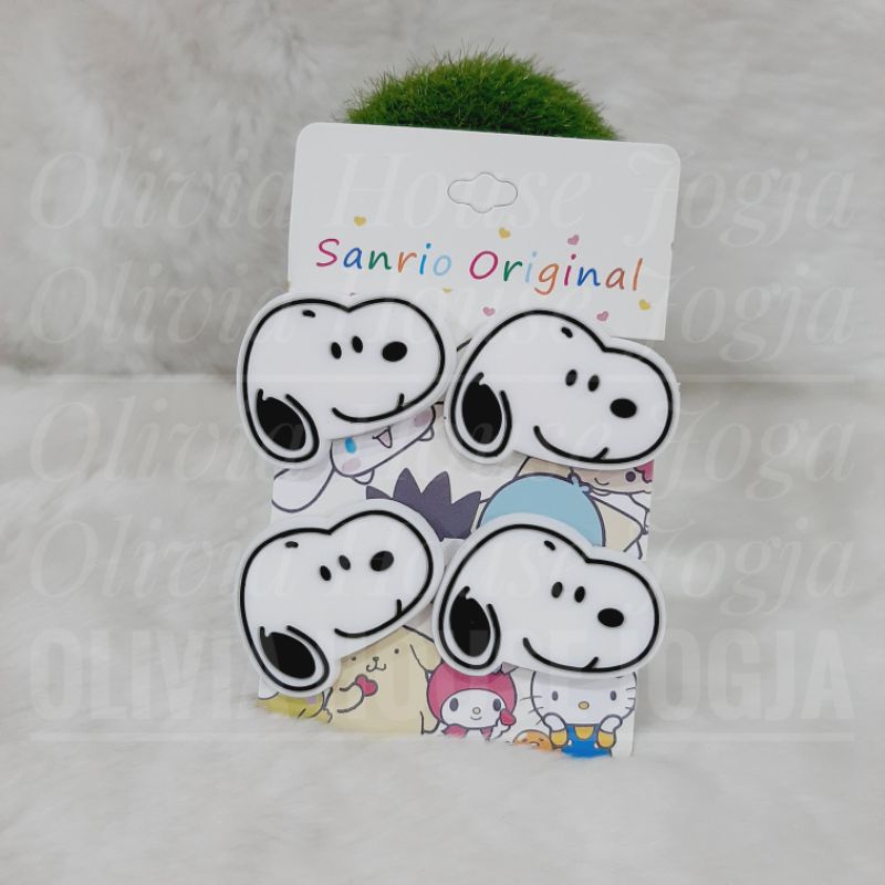 

Paper Clip Snoopy Body Set 4 Pcs Penjepit Kertas SnoopyBody Putih