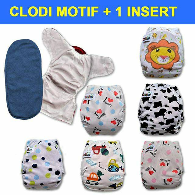 Clodi Motif 1pcs Clodi Bayi popok bayi popok cuci ulang popok Bayi kain popok kain