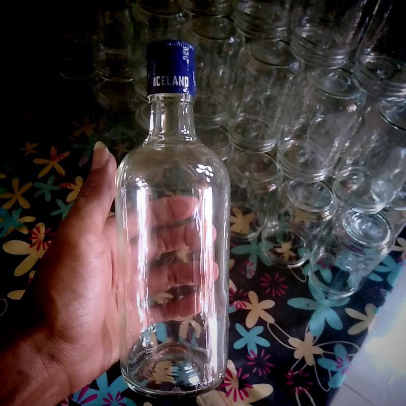 BOTOL KACA 500 ML BOTOL POLOS BEKAS MINUMAN /1PCS